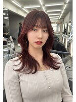 ロンド レア 天神大名店(Lond Le’a) メルティカラー/天神/似合わせカット/ウェーブミディアム