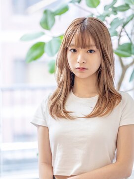 ララルーモ 渋谷公園通り店(LaLarOomo) ことりベージュ×レイヤーロング