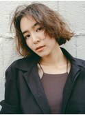 ウェーブパーマボブスタイル