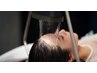 NEW!〈脳疲労回復〉癒しのヘッドスパ+頭浸浴+潤うトリートメント ¥5500