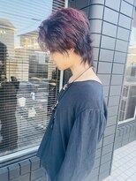 エミタス 柳通り(Emitas.)&nbsp;【和歌山美容室】メンズ+レッドブラックのエンドカラー