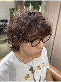 メンズカット メンズパーマ 波巻きパーマ