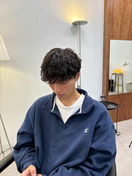 波巻きシャドウパーマ