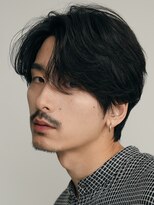 フィフスパーク(fifth PARK)&nbsp;渋谷fifthメンズパーマ微分けメンズヘア毛流れフェザーパーマ