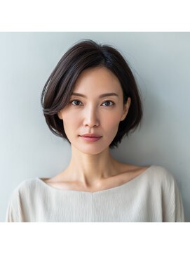 e.m.a プレミアムビューティーサロン 栄駅店(e.m.a PREMIUM BEAUTY SALON) ボブ/イメチェン/外ハネボブ/美髪/ワイドバング/髪型