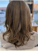 40代50代レイヤー白髪ぼかし似合わせスタイル