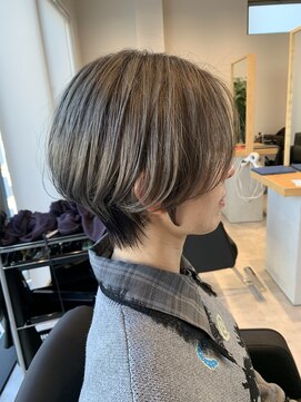 リモ 藤沢(rimo) 藤沢ショートカット　ダブルカラー