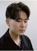 メンズカット＿センターパート