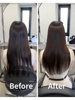 トゥエル バイ ディプティモイラ(tuelu by dipty MOILA)&nbsp;美髪矯正のBefore&After