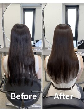 トゥエル バイ ディプティモイラ(tuelu by dipty MOILA) 美髪矯正のBefore&After