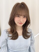 モナザスカイ 栄(MONA the SKY)&nbsp;【MONA】ミディアムレイヤー/くびれ巻き/ナチュラルレイヤー