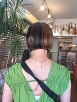 ヘアーサロン サボイア ウィズ ドッグ(SAVOIA with DOG)&nbsp;ポイントブリーチ　１ブリーチBOB