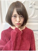3Dカラー小顔ショートミニマムボブ×モードノットヘア【KOMAKI】