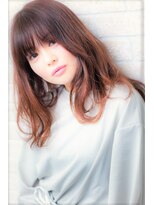 ソア 武蔵小杉(SOAR) 大人かわいい無造作カールとデザインカラー小顔ボブディ