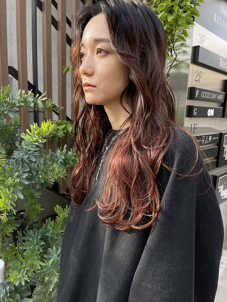 ON】グラデーションカラー × オレンジブラウン：L131231555｜オン(ON