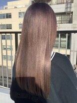 ハンナ 名古屋(HANNAH)&nbsp;髪質改善　ダークベージュ　サラ艶