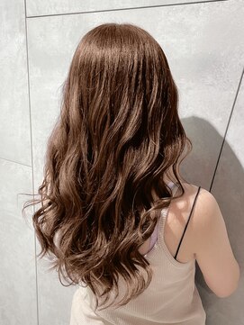 ハンナ 名古屋(HANNAH) プルシールエクステ　ダークベージュ　ロング