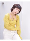 【Dulce】#ショートウルフ×#透明感カラー×オン眉20代30代40代