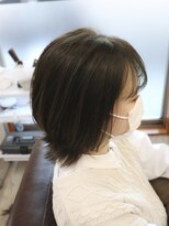 アルル ヘアー(ALULU HAIR) 成人式終わってバッサリショートウルフ『オリーブグレー』