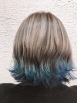 ラビス 浦和(Lovis)&nbsp;デザインカラー/レイヤーカット/ウェットヘア/夏のヘアアレンジ