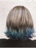 デザインカラー/レイヤーカット/ウェットヘア/夏のヘアアレンジ