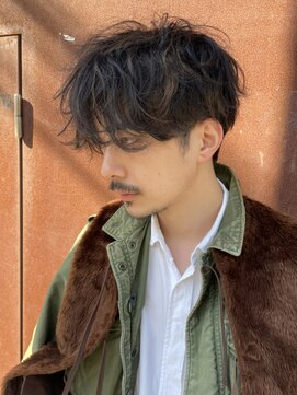 クオル 立川(QOL) コンマヘアセンターパートニュアンスパーマ無造作パーマ刈り上げ