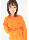 おしゃれ女子ウルフヘア