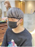 横浜★シルバーカラーの逆インナーカラー