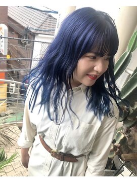 フィン(fin,) fin,/グレージュカラー/ボブウルフ/黒髪/ココアベージュ/パーマ