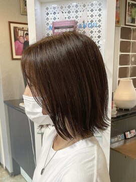 シャンプーボーイ 宮崎駅前店(SHAMPOO BOY) 外ハネボブ☆アッシュベージュ(^^)