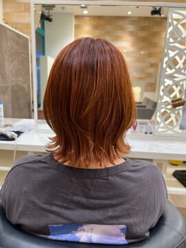 ヘアメイク サンサーラ 志度店(Hair Make SAMSARA) くびれオレンジ