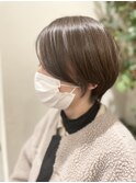 透明感グレージュ×ゆったり大人ショート