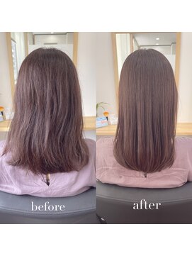 リアン(Lien) 『髪質改善』ストレートエステ（縮毛矯正）（リタッチ可）