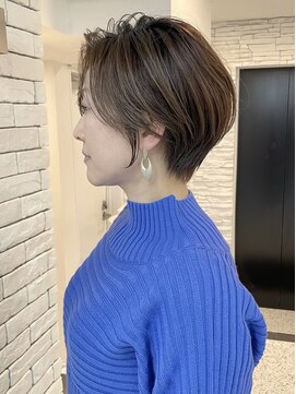 ヘアメイク シンズ レインボー(Hair Make SHIN'S RAINBOW) ショートボブ/大人巻き/ぷつっとボブ/ナチュラルカラー/高松