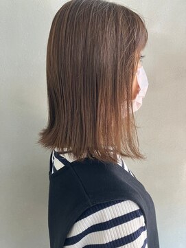 フェアリーテール 高坂店 結べる長さの切りっぱなしボブ