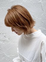 ルルディ バイ アフロディーテ銀座(luludi by APHRODITE)&nbsp;グレージュカラー/斜めバング/シルキーベージュ/銀座/髪質改善