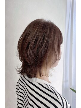 フレア 心 武庫之荘(flare) ウルフレイヤー*インナーカラー*ベージュ