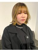 ボブとベージュとキイロ