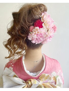 ラトリエコンタン(L´atelier Content) 成人式 卒業式 振袖 袴 ヘアセット/サイドアップ/津田沼