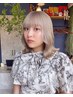 ウルフレイヤー&韓国ヘア＊ブリーチカラーカット《学割U24》