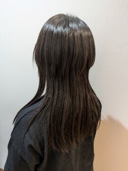 グリーム(gleam)の写真/【ご自宅でのセットも楽に♪】スタイリングが簡単で、持ちが良いのが特長☆忙しい朝もセットしやすく◎