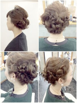 マニッシュ(mannish) 結婚式およばれヘア