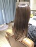 カット＋縮毛矯正＋カラー＋3stepトリートメント　￥21000