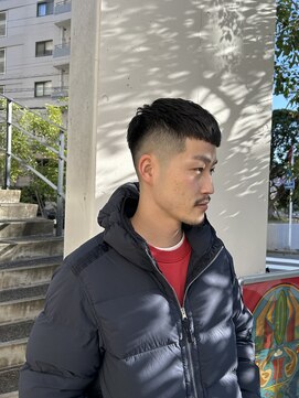 メリケンバーバーショップ フクオカ(MERICAN BARBERSHOP FUK) クロップ