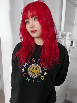 レコ 渋谷(LECO) neon red