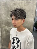 波巻きツイストスパイラルパーマ/フェザーパーマ/眉毛/メンズ