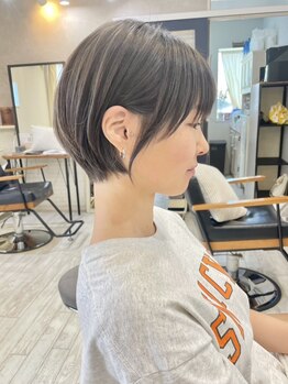 シュシュプライベートヘアサロン(Chou chou private hair salon)の写真/【受賞歴有】ショート・ボブはミリ単位でカットしつつ顔周りにこだわり"小顔魅せ"♪TVや雑誌でも活躍中◎