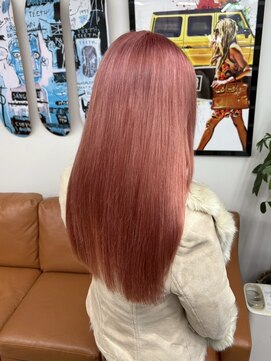 アルモ ヘア フア 東静岡(ALMO hair HUA) ALMO◎ハイトーン【ローズピンク】