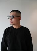 ボウズフェード　6mm バズカット　スキンフェード　福岡