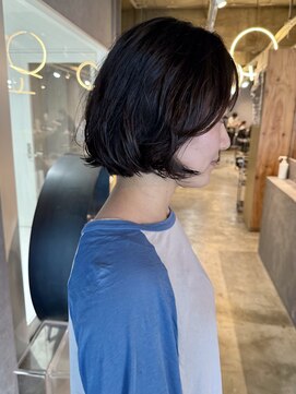 イトシテ フレンチボブ×ニュアンスパーマ　【鎌田　隆雅】